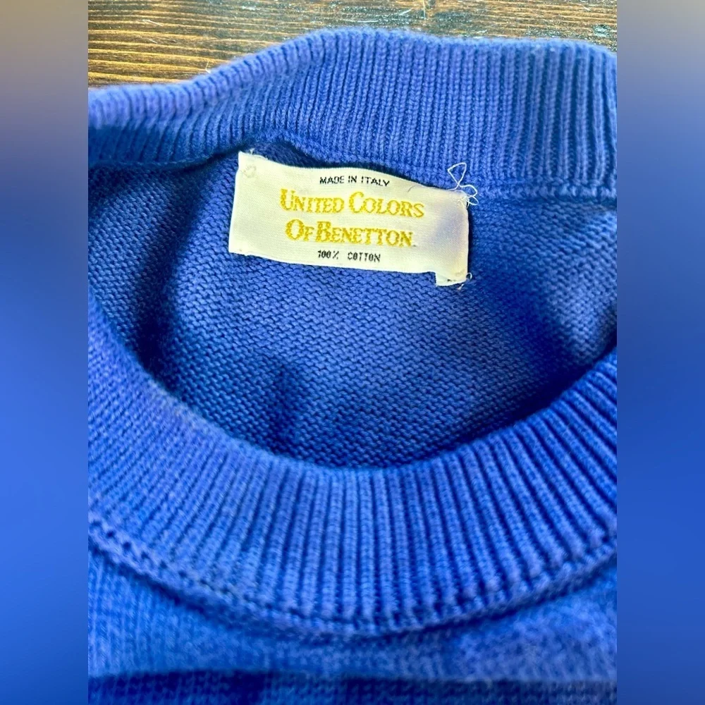 Vintage Men’s United Colors of Benetton sweater. 100% cotton, size large
